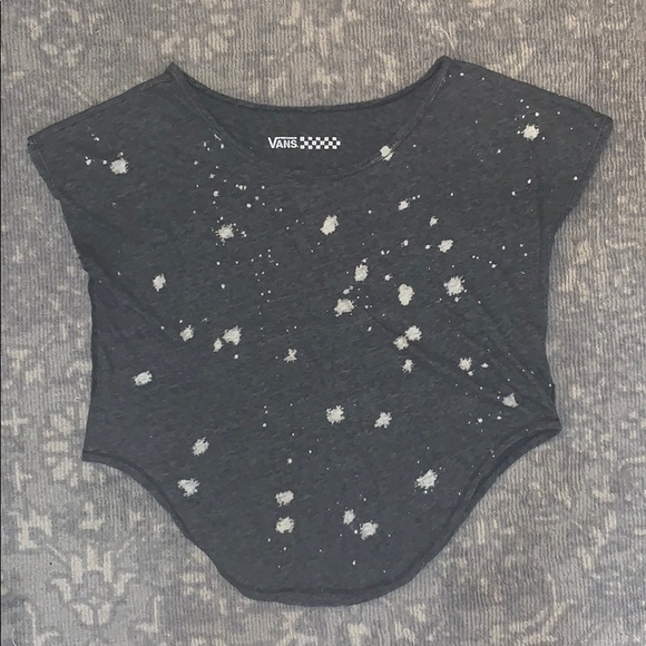 Grey Bleached Vans High-low Top - Picture 1 of 2